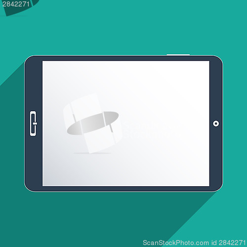 Image of Tablet with blank screen