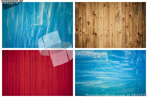 Image of The Grunge Wood Texture With Natural Patterns.