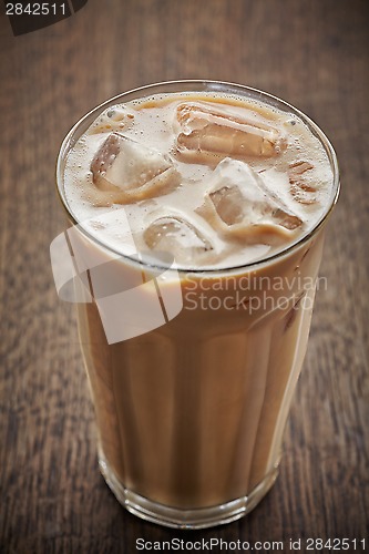 Image of iced coffee with milk