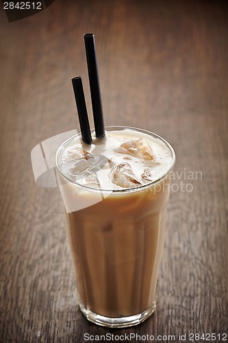 Image of iced coffee with milk