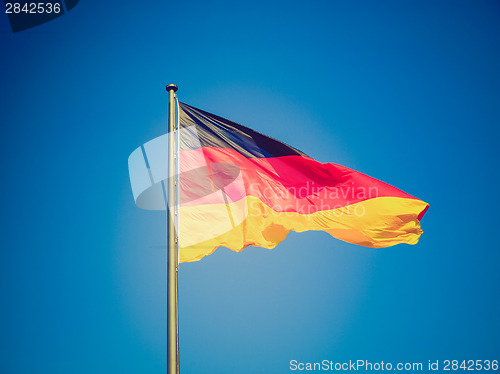 Image of Retro look German flag
