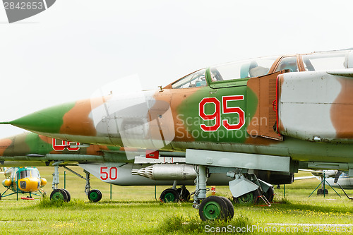 Image of The Sukhoi Su-24 "Fencer" supersonic, all-weather attack aircraf