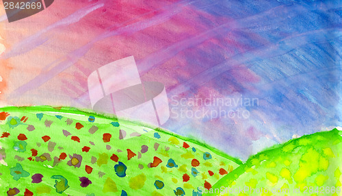 Image of Watercolor Field