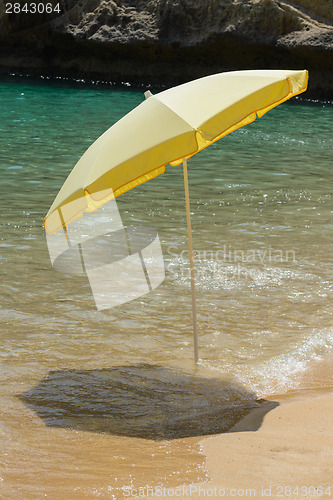 Image of Parasol in water