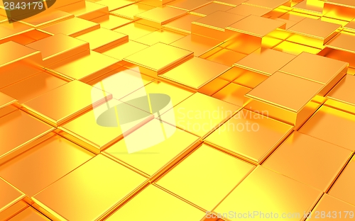 Image of Abstract metall gold background 