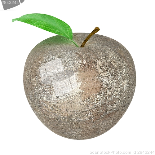 Image of apple made ??of stone