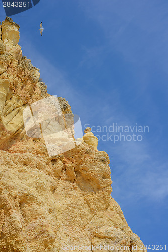 Image of Golden rock cliffs