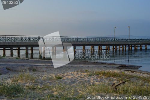 Image of Pier in sunset