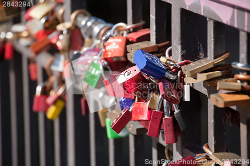 Image of love locks