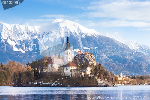 Image of Bled lake, Slovenia, Europe.