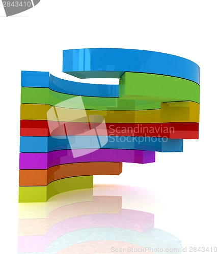 Image of Abstract colorful structure