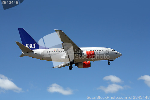 Image of Scandinavian Airlines (SAS) landing at Arlanda