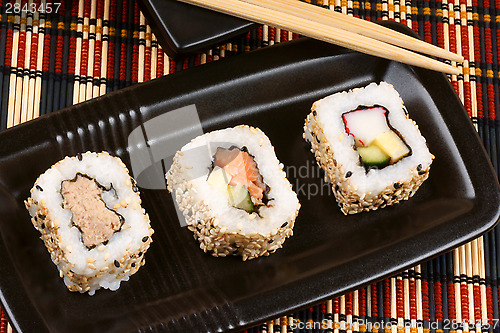 Image of Japanese maki sushi