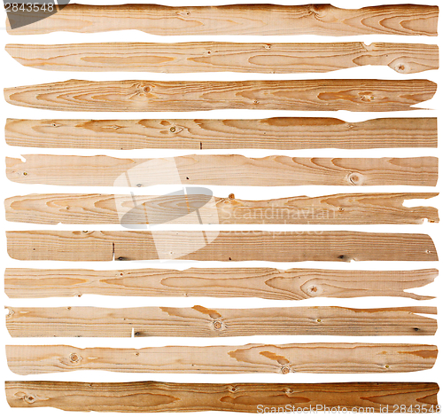 Image of damaged fir planks