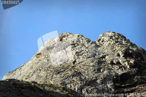 Image of big climbing limestone wall
