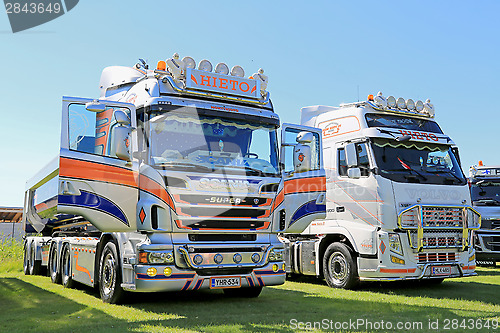 Image of Scania and Volvo Show Trucks