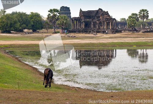 Image of Angkor Wat temple complex, Cambodia