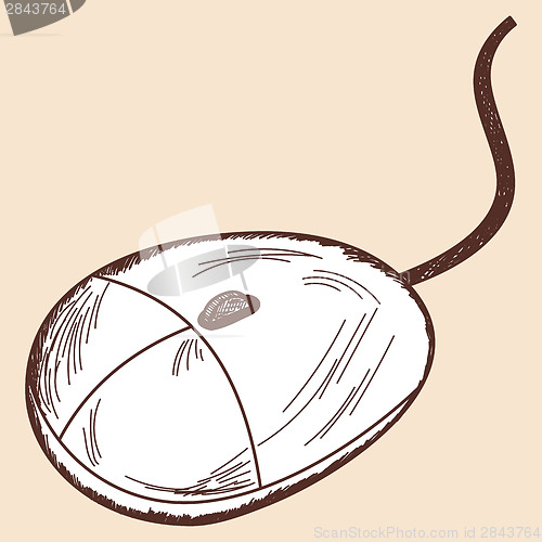 Image of Computer mouse sketch