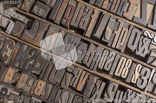 Image of Letterpress alphabet