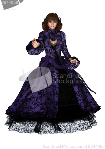 Image of Lady in Purple