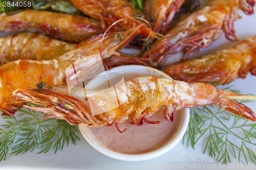 Image of Grilled Skewered Shrimps