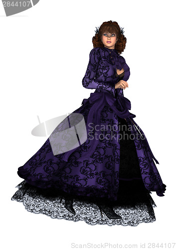 Image of Lady in Purple