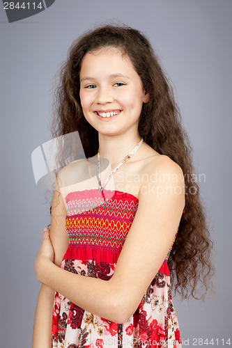 Image of young girl portrait