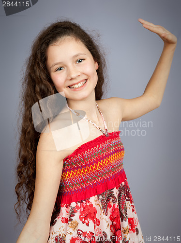 Image of young girl dancing