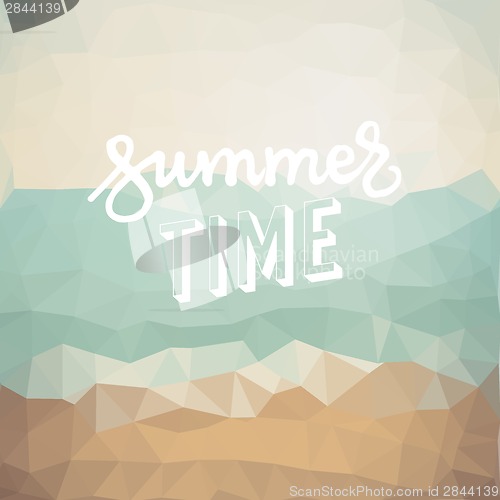 Image of Summer holiday tropical beach background