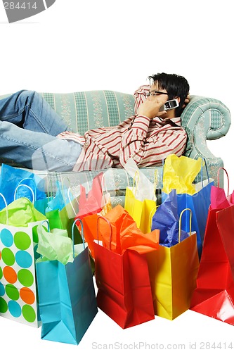 Image of Tired after shopping