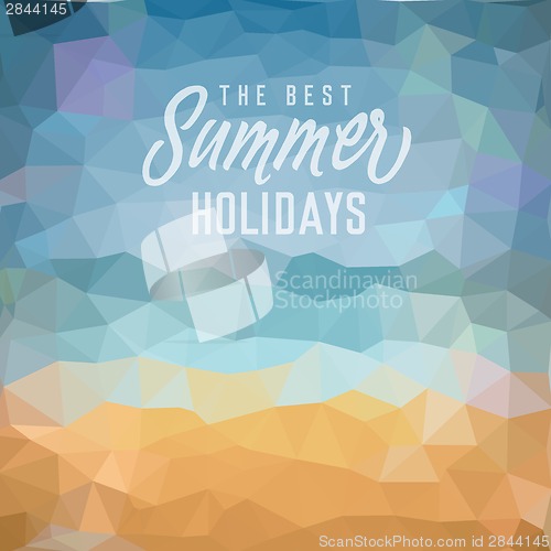 Image of Summer holiday tropical beach background