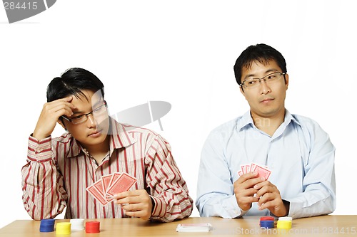 Image of Playing poker