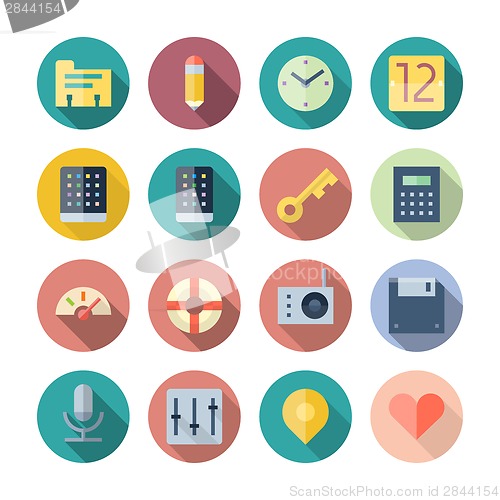 Image of Flat Design Icons For User Interface