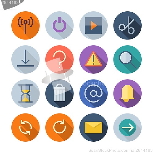 Image of Flat Design Icons For User Interface