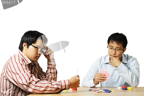 Image of Playing poker
