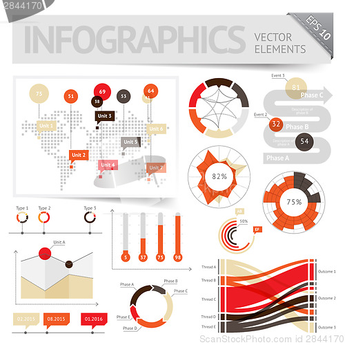 Image of Infographic design elements