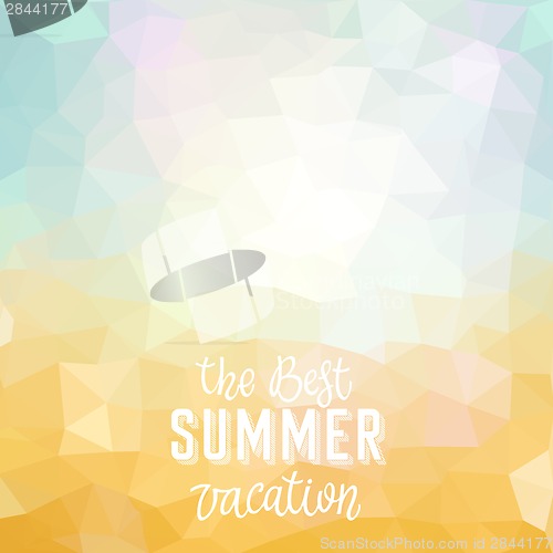 Image of Summer holiday tropical beach background