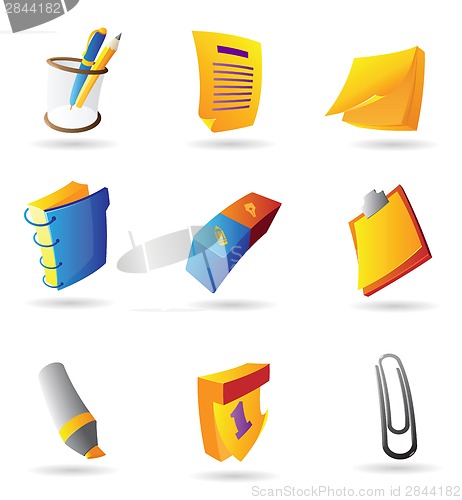 Image of Icons for stationery