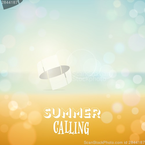 Image of Summer holiday tropical beach background