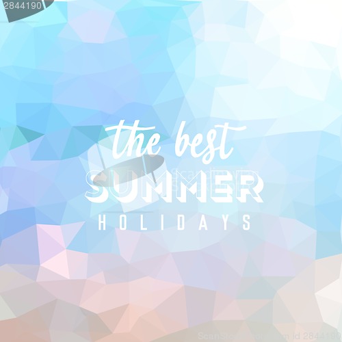 Image of Summer holiday tropical beach background