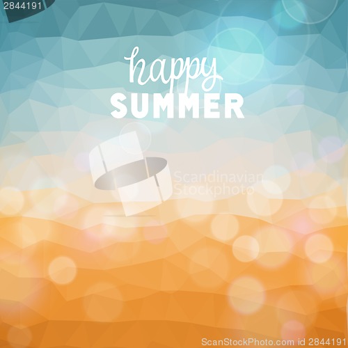 Image of Summer holiday tropical beach background