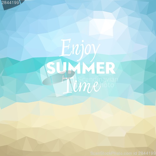 Image of Summer holiday tropical beach background