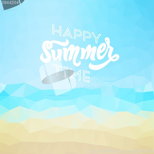 Image of Summer holiday tropical beach background