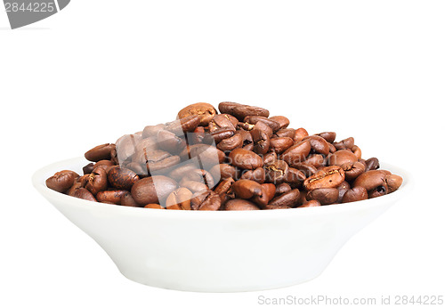 Image of Roasted black coffee beans