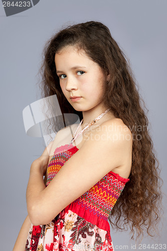 Image of young girl portrait