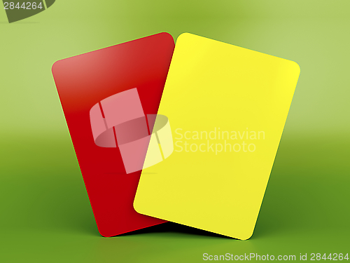 Image of Red and yellow cards