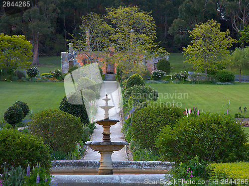 Image of English Garden IN Port Arthur Tasmania