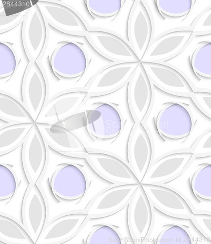 Image of Floral with purple seamless