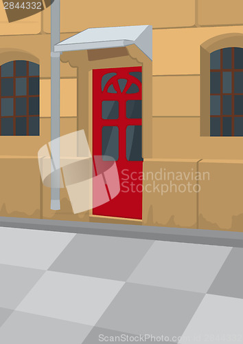 Image of Retro urban scene