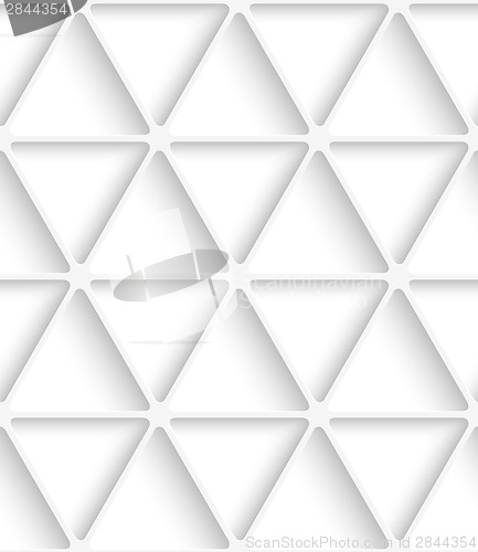 Image of White triangular net seamless